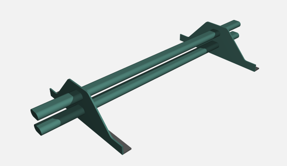 BIMcomponents.com — Снегозадержатель СЗТ h145x1000